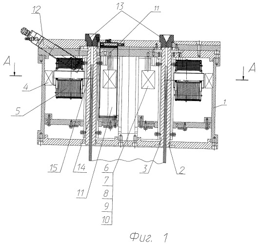 Кристаллизатор машины полунепрерывного литья металлических трубных заготовок (патент 2455106)