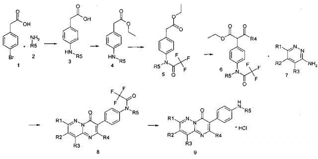 Замещенные пиразинопиримидиноны как блокаторы trpa1 каналов, фармацевтическая композиция, способы их получения и применения (патент 2603770)