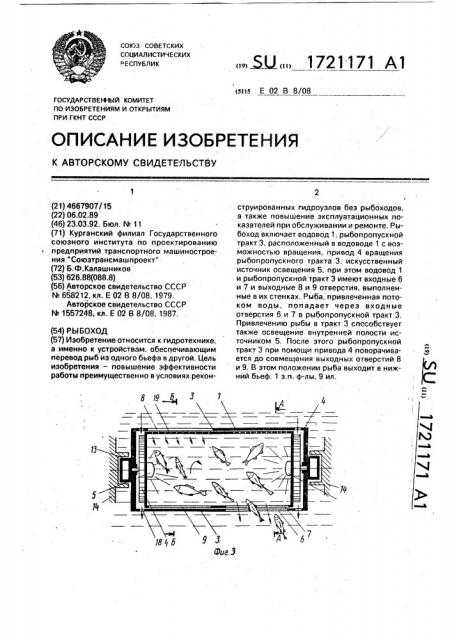 Рыбоход (патент 1721171)