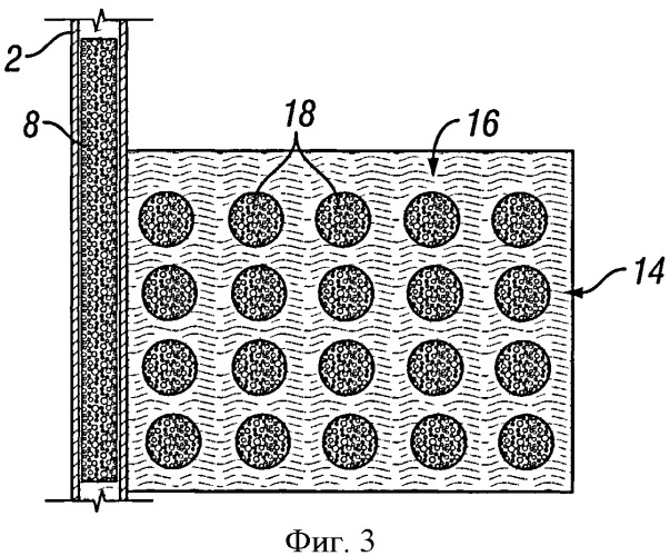 Способ гетерогенного размещения расклинивающего наполнителя в трещине гидроразрыва разрываемого слоя (патент 2484243)