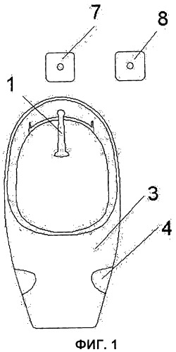 Писсуар с гигиеническим душем (патент 2374397)
