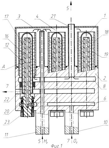 Сменный модуль генератора на твердооксидных топливных элементах (патент 2394313)