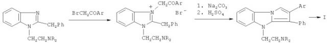 Сульфаты 2-арил-4-диалкиламиноэтил-3-фенилпирроло[1,2-a]-бензимидазолов, обладающие антиоксидантными и антирадикальными свойствами (патент 2443704)