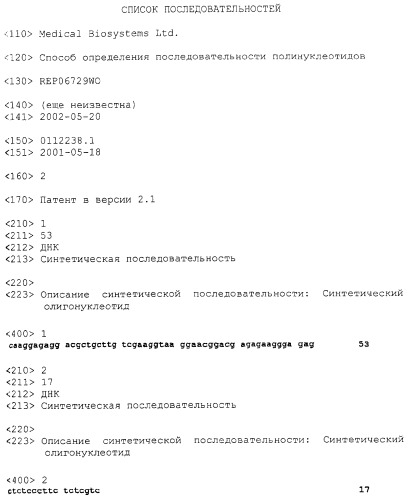 Способ секвенирования полинуклеотидов (патент 2291197)