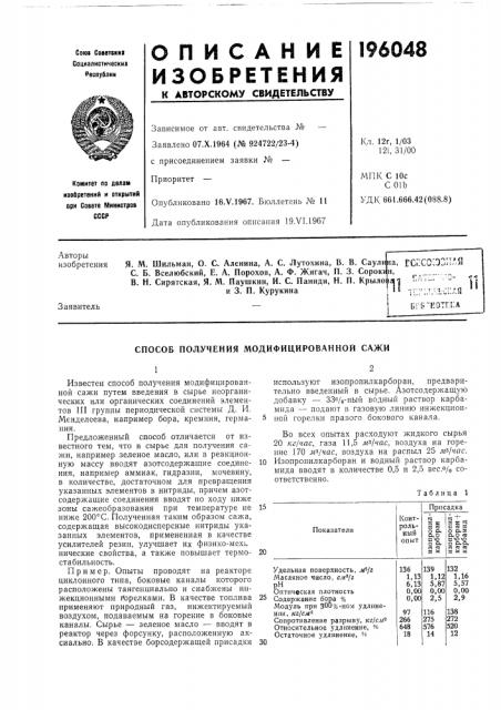 Патент ссср  196048 (патент 196048)