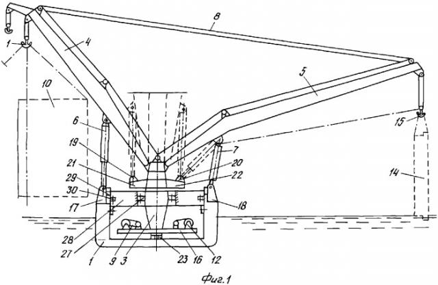 Плавучее подъемное средство большой грузоподъемности (патент 2320529)