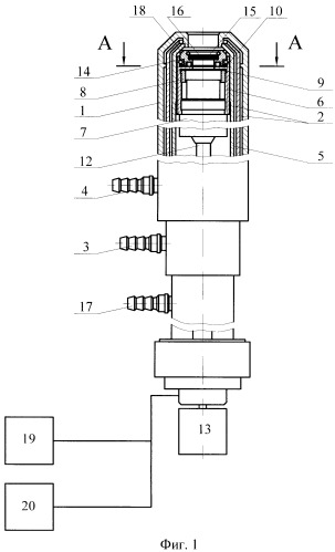 Устройство для наблюдения реакционного пространства высокотемпературного реактора (патент 2353879)