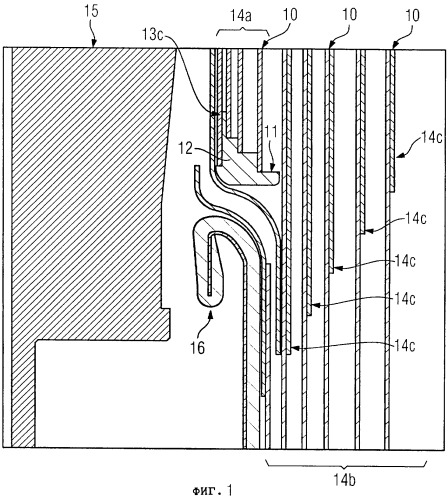 Барьерная система для прохода линии электрической установки (патент 2393565)