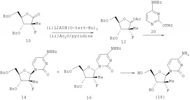 Способ получения рибофуранозил-пиримидиновых нуклеозидов (патент 2421461)