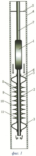 Устройство для генерирования регулируемых гидродинамических волн в добывающей скважине (патент 2547880)