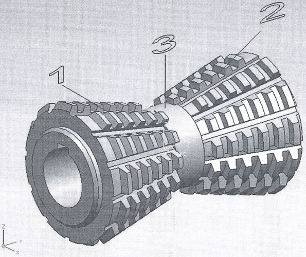 Червячная фреза для нарезания зубчатых деталей (патент 2414335)