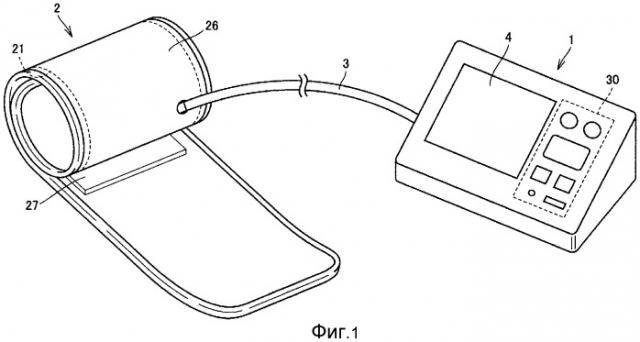Устройство измерения кровяного давления (патент 2499548)