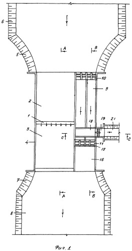 Фронтальный речной водозабор с периодической промывкой (патент 2272100)