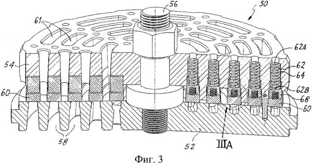 Автоматический клапан с удерживающим пружины кольцом (патент 2618732)