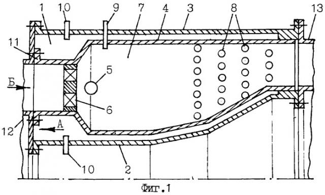 Трубчато-кольцевая камера сгорания газотурбинного двигателя (патент 2287114)