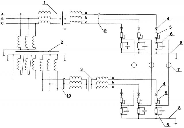 Устройство для диагностики межвитковых замыканий в обмотках силового трансформатора (патент 2642521)