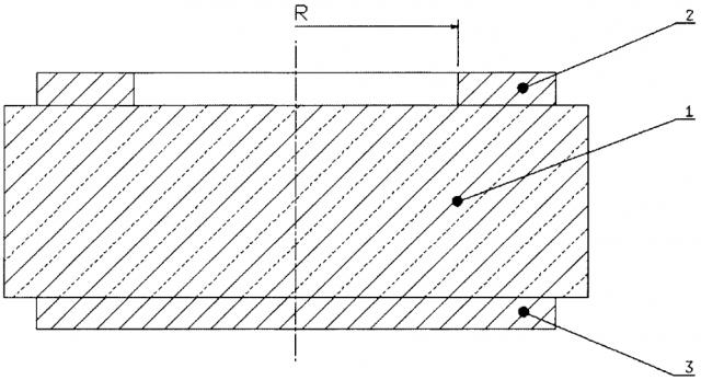 Чувствительный элемент с кольцевым контактом для алмазного детектора (патент 2618580)