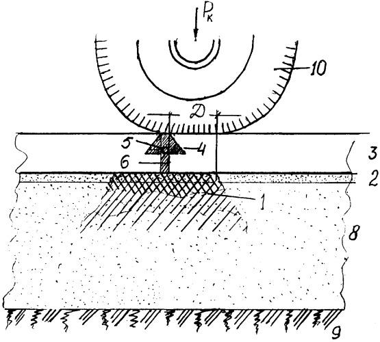 Способ укрепления грунтового основания под стыковочным узлом плит сборных покрытий автомобильных дорог (патент 2363802)