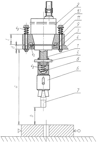 Многошпиндельный гайковерт для завинчивания шпилек с угловым рассогласованием осей (патент 2327556)