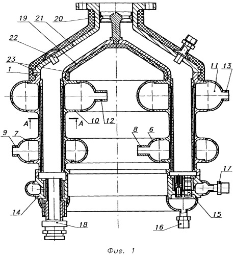 Испаритель криогенной жидкости (патент 2347972)