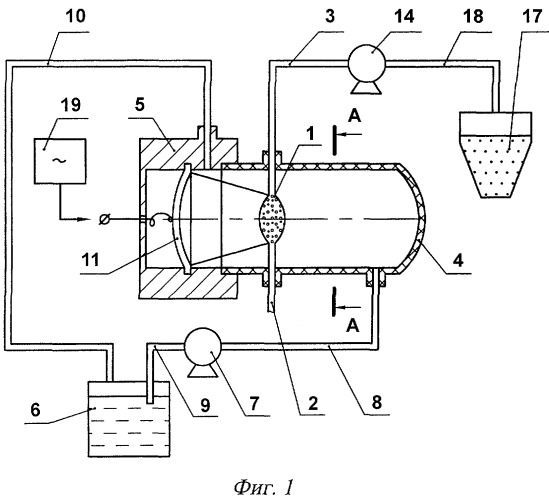 Акустический фильтр для разделения частиц жидких дисперсных систем (патент 2393907)