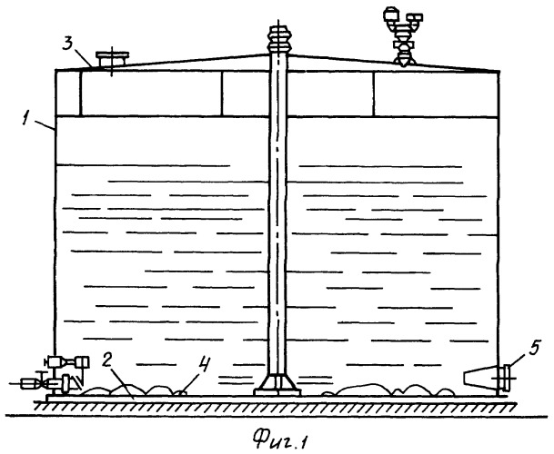 Резервуар для хранения нефти (патент 2404912)