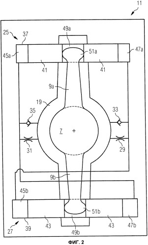 Устройство для демпфирования крутильного возмущения полого приводного вала (патент 2469217)