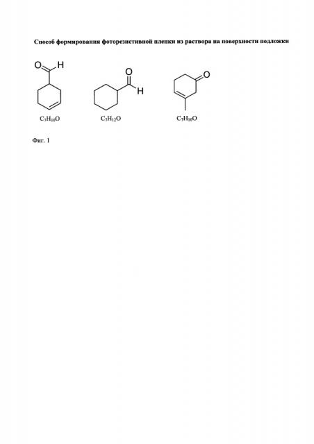 Способ формирования фоторезистивной пленки из раствора на поверхности подложки (патент 2666175)