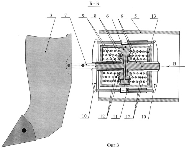 Рыхлитель с пружинным аккумулятором энергии двухстороннего действия (патент 2455428)