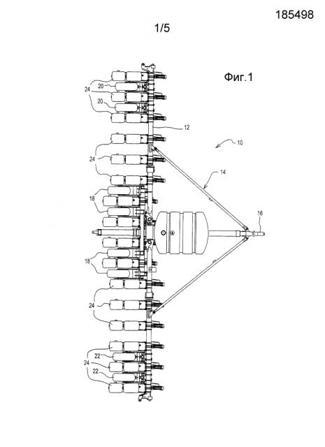 Сеялка и способ работы сеялки с управлением отдельными дозаторами (патент 2595425)