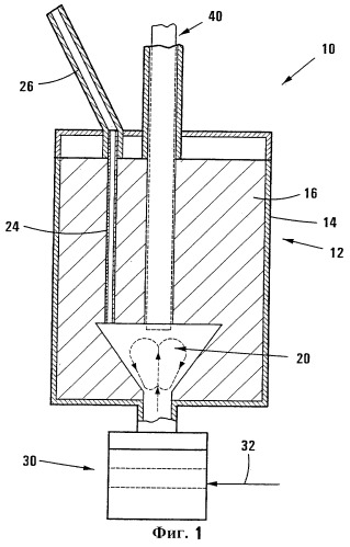 Способ и устройство для обработки твердого порошкового фторполимера и используемый в них зонд гашения плазменного реактора (патент 2262501)
