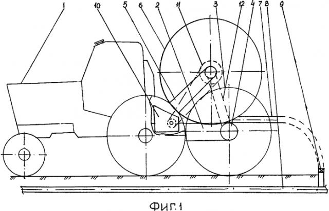 Колесный дождевальный агрегат (патент 2560953)
