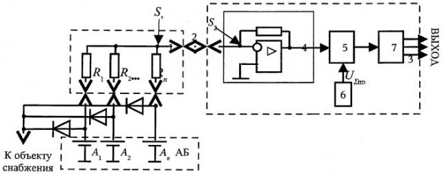 Способ автоматического контроля технического состояния элементов параллельной аккумуляторной батареи и устройство для его осуществления (патент 2485639)