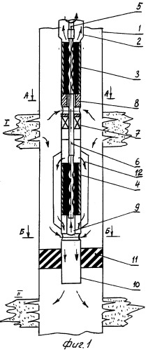 Скважинная насосная установка для добычи нефти и закачки воды в пласт (патент 2284410)
