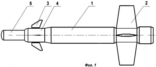 Управляемый снаряд (патент 2302606)