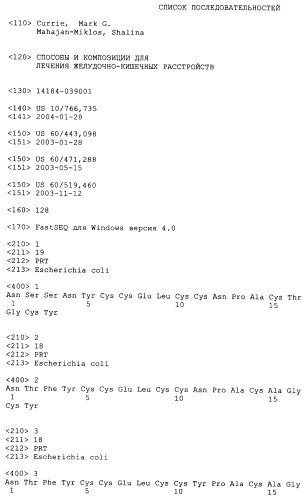 Способы и композиции для лечения желудочно-кишечных расстройств (патент 2353383) Способы и композиции для лечения желудочно-кишечных расстройств (патент 2353383)