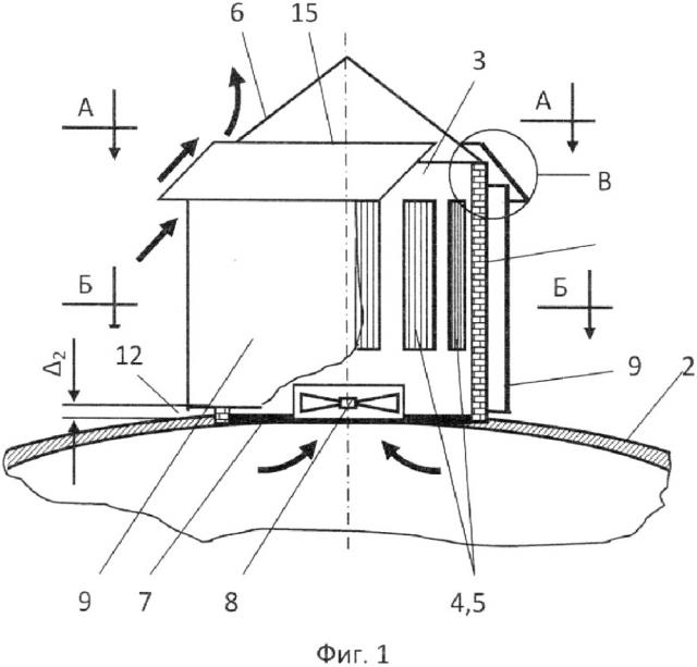 Вытяжное устройство для оголовка купола (патент 2664950)