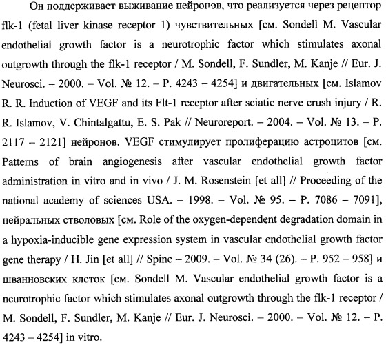 Способ стимулирования нейрогенерации с помощью генетических конструкций (патент 2459630)