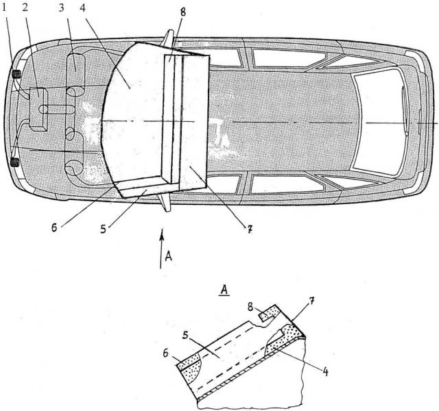 Устройство для повышения безопасности автомобиля (патент 2616210)