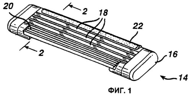 Способствующая бритью полоса, предназначенная для бритвенного картриджа (патент 2248875)