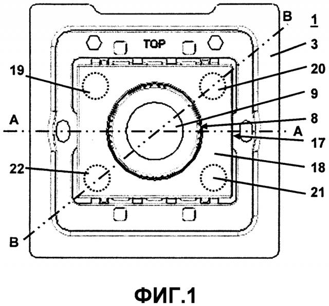 Устройство ввода электро-инсталляционной техники с поворотным управлением (патент 2628908)