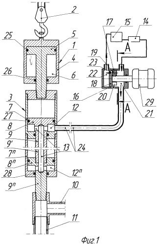 Устьевое устройство для освобождения колонны труб из скважины (патент 2379466)
