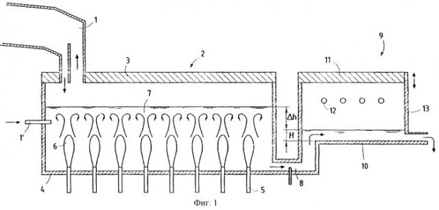 Способ и устройство для плавки и осветления стекломассы (патент 2246454)
