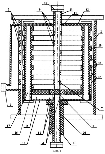 Роторный мембранный фильтр (патент 2246980)