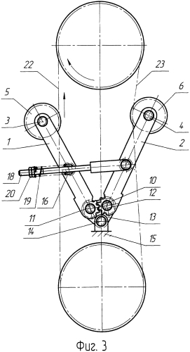 Автоматическое универсальное натяжное устройство для реверсивных цепных передач (патент 2592970)