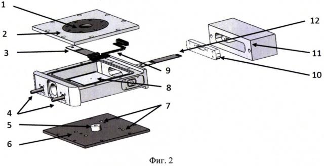 Термостатирующее устройство для нанокалориметрических измерений на чипе со сверхбыстрыми скоростями нагрева и охлаждения (патент 2620028)