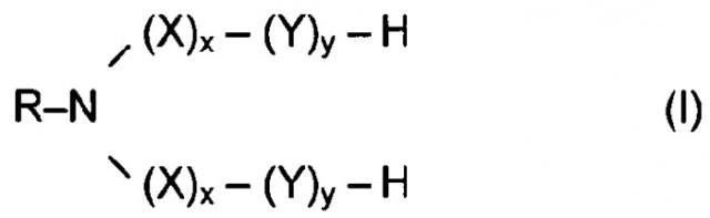 Способ получения алкоксилированных алкиламинов/алкиловых эфиров аминов с узким распределением (патент 2460720)