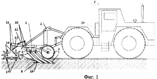 Агрегат для безотвальной обработки почвы (патент 2482651)