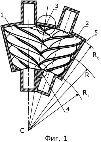 Компрессор-экспандер с коническими роторами (патент 2372524)
