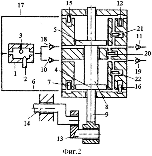 Способ реверсирования вращения коленчатого вала однотактного двигателя с внешней камерой сгорания (патент 2538429)